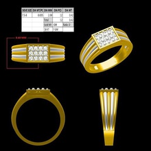 gents ring jewelry 3d print model - Mito3D