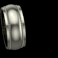 gents wedding band jewelry 3d print model - Mito3D