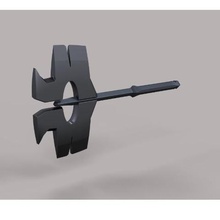 genuíno machado phractos dota 2 jogo dota2 fantasia corpo-a-corpo arma 3d print model - Mito3D