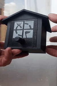 geocaché nido caja doble fondo geoc estafa geocaching pájaro casa desafío calidad anidando 3d print model - Mito3D
