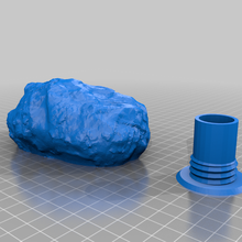 geocaching roccia alto log attrezzo 3d stampa 3d print model - Mito3D