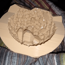 géode de cristal roche divers le geode rock 3d print model - Mito3D