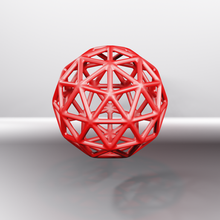 geodesic dome ball - cool prints art high poly architecture toy dog cat 3d print model - Mito3D