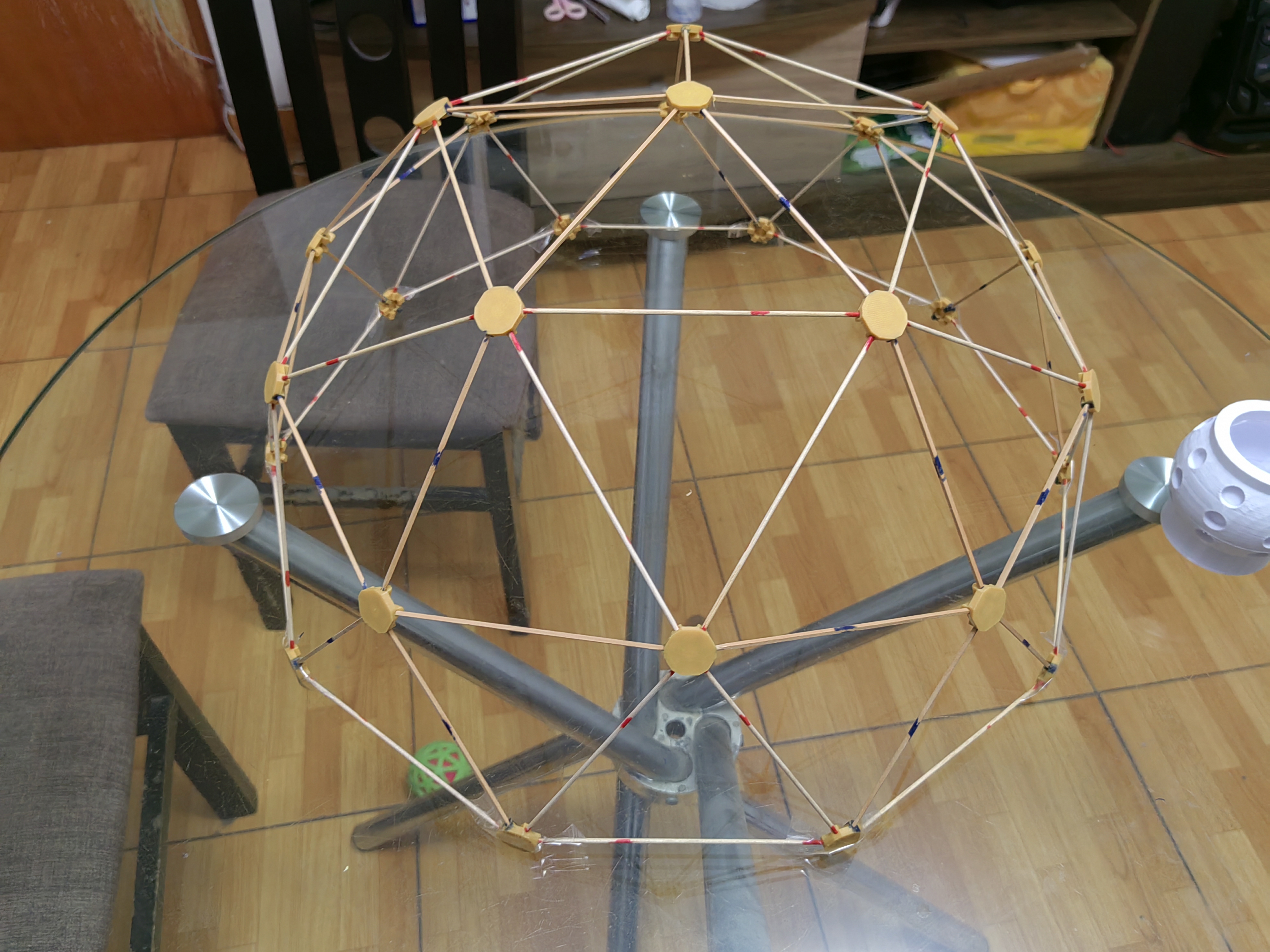 geodesic dome f2 3D print model - Mito3D