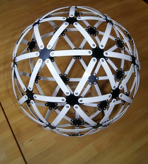 geodesic dome sphere model math art 3d print model - Mito3D