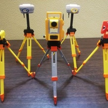 geodesic topographic equipment architecture total station gps engineering level prism topography geodesy geomatics civil topographer surveyor desk ornament agronomy 3d print model - Mito3D