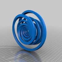 geometrik Sanat döngü matematik model bitmeyen 3d print model - Mito3D