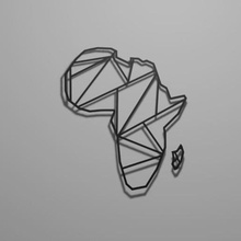 geometric africa art decor mural 3d print model - Mito3D