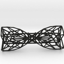 géométriques bow tie bijoux la cravate des hommes de l'art, le design géométrique accessoires 3d print model - Mito3D