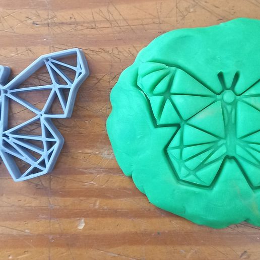 geométrico borboleta 3D print model - Mito3D