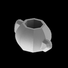 geometrisch Kaktus Vase Schimmel molde Maceta geom Trico Pflanzer Pflanzen DIY 3d print model - Mito3D