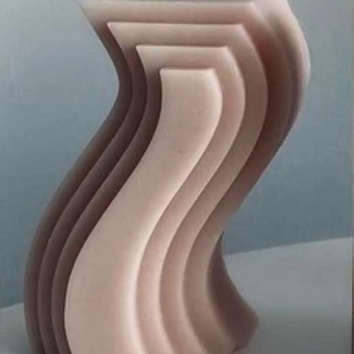 geometrico candela ciclo continuo decorazione casa arte 3d 3D print model - Mito3D
