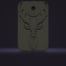 geometric deer art 3d print model - Mito3D