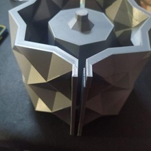 geometric flowerpot mold pot mould diy 3d print model - Mito3D