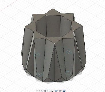 geometrisch isla Quadrat zusammengesetzt Silikon gedruckt Schimmel Topf Hersteller Pflanzer Beton 3d print model - Mito3D