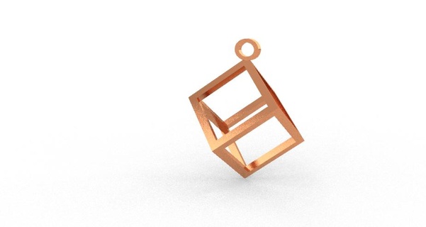 geometrik anahtarlık 2d dekor iç tasarım Sanat amblem kolye logo aksesuar küpe takı 3d print model - Mito3D
