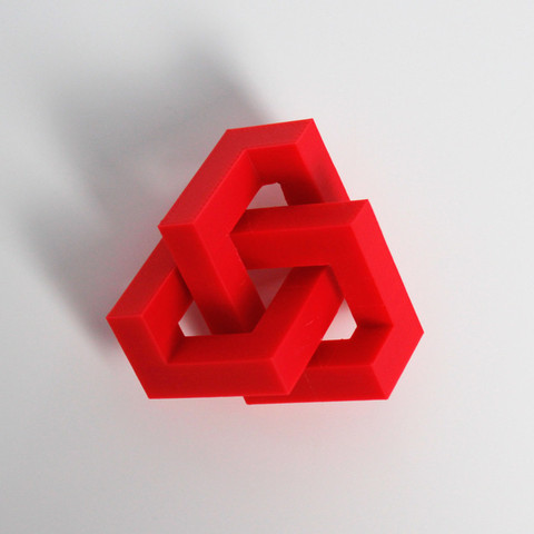 geometric knot various nud noeud gomtrique mathmatique art zortrax m200 imprimante 3d 3D print model - Mito3D