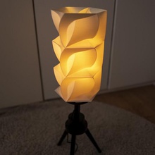 geometric lamp shade art sacred geometry lighting 3d print model - Mito3D
