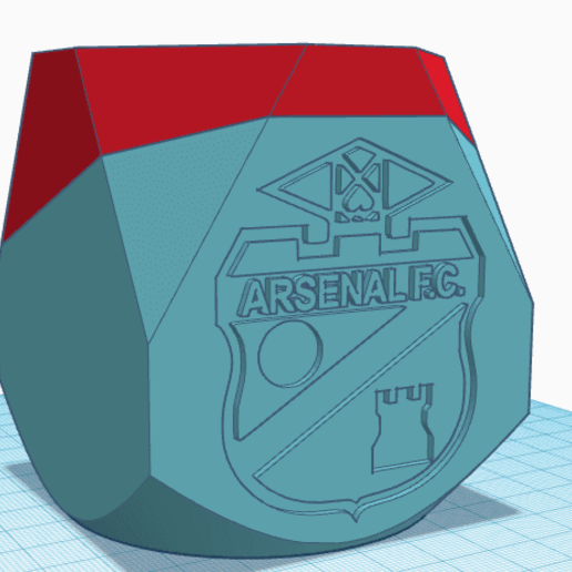 geométrico compañero arsenal Sarandi fútbol club 3D print model - Mito3D