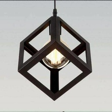 geometric minimalist pendant lamp house light room office lighting focus 3d print model - Mito3D