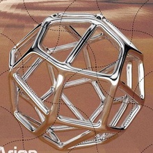 geometric model 001 jewelry chinese ball power geometry sphere ornament metal spiral life fine pendant gold decor print figure 3d print model - Mito3D