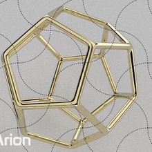 geometric model 006 jewelry chinese ball power geometry sphere ornament metal spiral life fine pendant gold decor print figure 3d print model - Mito3D