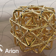geometric model 029 jewelry sla ball power geometry sphere ornament metal toy fine pendant gold decor print figure oro dije 3d print model - Mito3D