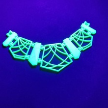 geometric necklace single print jewelry shapes 3d print model - Mito3D