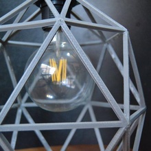 geometric pendant lamp geometrica decoration house lighting art 3d print model - Mito3D