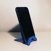 geometric phone holder gadget 3d print model - Mito3D