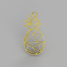 geométrico abacaxi brincos joalheria brinco sol brilha idealab chique natal 3d print model - Mito3D