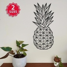 geometric pineapple pineaple decor 2d minimalist decoration 3d print model - Mito3D