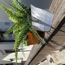 geometric planter pot vase home minimalistic simple style plant 3d print model - Mito3D