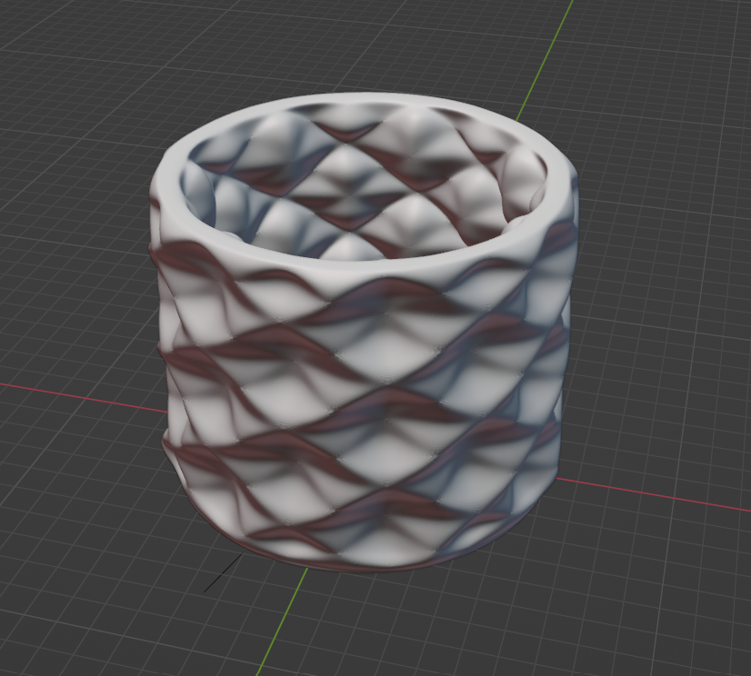 geometric planter vase 1 3D print model - Mito3D