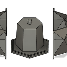 geométrico Panela cimento 3d print model - Mito3D