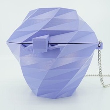 geometric purse built-in cardholder handbag fashion 3d print model - Mito3D