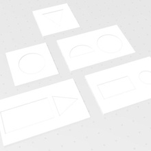 geometrische Formen Gesicht Spiel Bildung die Einbettung geometrischen montessori 3d print model - Mito3D