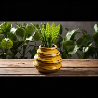 geometric spiral planter 3d print model - Mito3D
