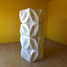 geometrik vazo ev dekor 3dmodel <url> geomtric geometricvase ofis oficcedecore 3d print model - Mito3D