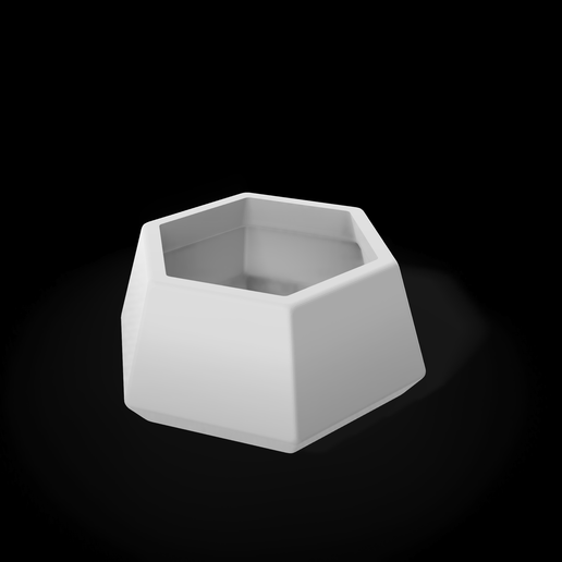 geometric vase pot desk tidy 3D print model - Mito3D