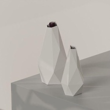 geometrik vazo şarap şişe 3d print model - Mito3D