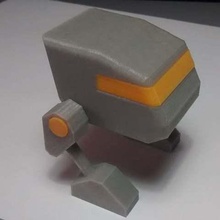 geometry dash 3d robot gioco giocattolo 3d print model - Mito3D