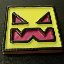 geometry dash icons game 3d print model - Mito3D