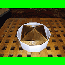 geometria spuntino ciotola home snack geometry bowl polygon 3d print model - Mito3D