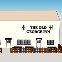 george inn - oo scale model railway architecture hornby bachmann gauge 3d print model - Mito3D