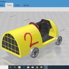George domuz araba araç Peppapig bebek 3d print model - Mito3D