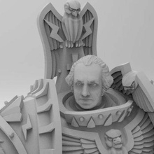 george washington emperador de la humanidad juego juguete accesorios wh40k warhammer el presidente minis mini abe 40k 3d print model - Mito3D