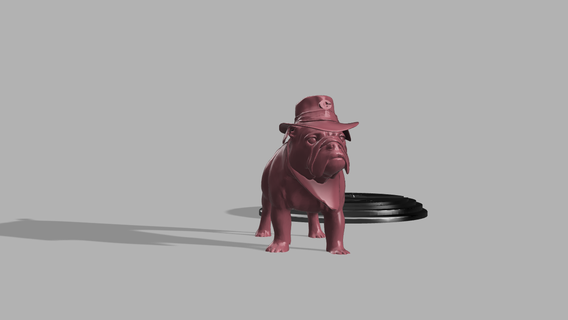 Gürcistan buldoglar kovboy bulldog buldoglargeorgia ekibi atina köpek 3d print model - Mito3D
