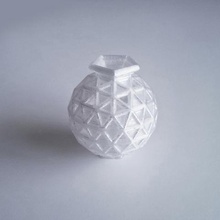 geosphere vase 25 home 3d print model - Mito3D