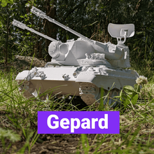 gepard rc tanque leopardo Henglong 3d print model - Mito3D